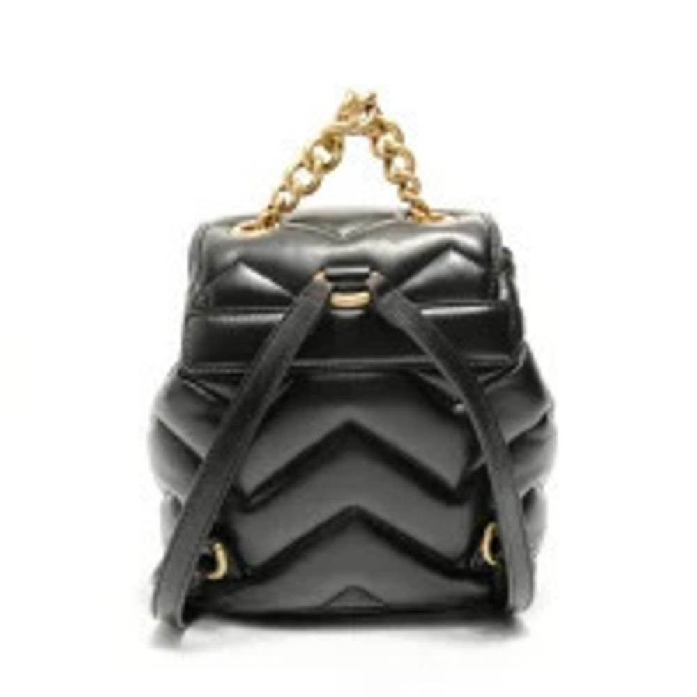 Gucci Marmont Quilted Leather Backpack Daypack Black